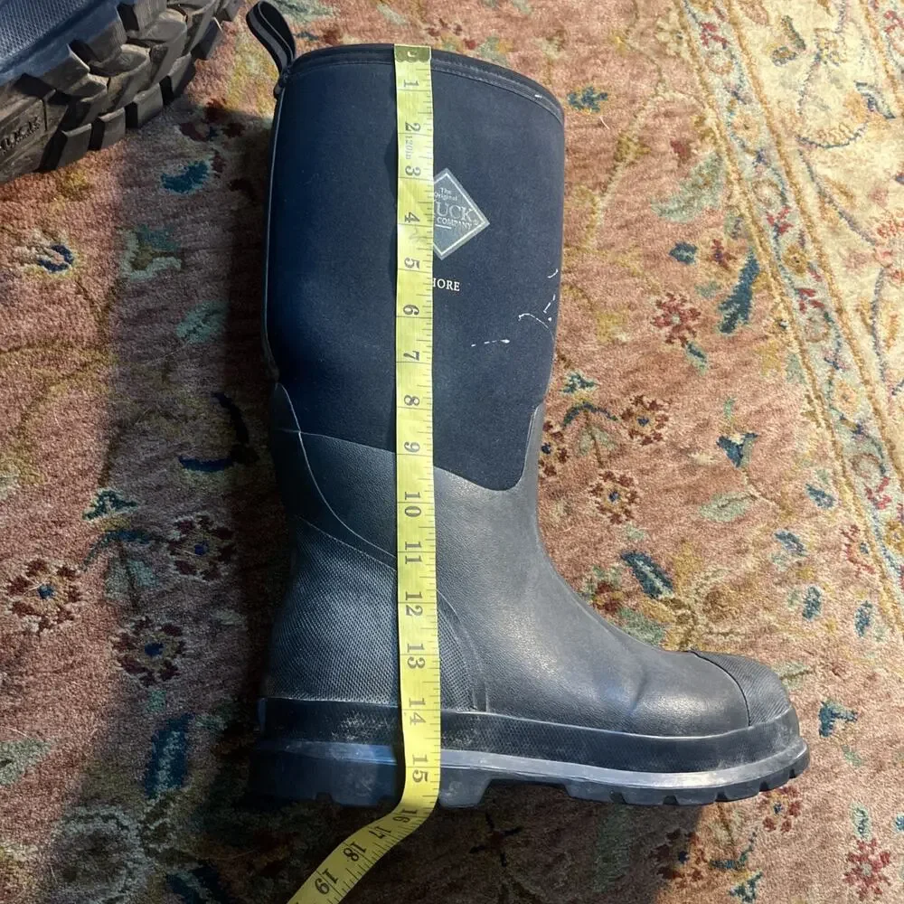 Muck Boot Chore Classic Men’s 11 Women’s 12 Black Waterproof Work Farm Boots